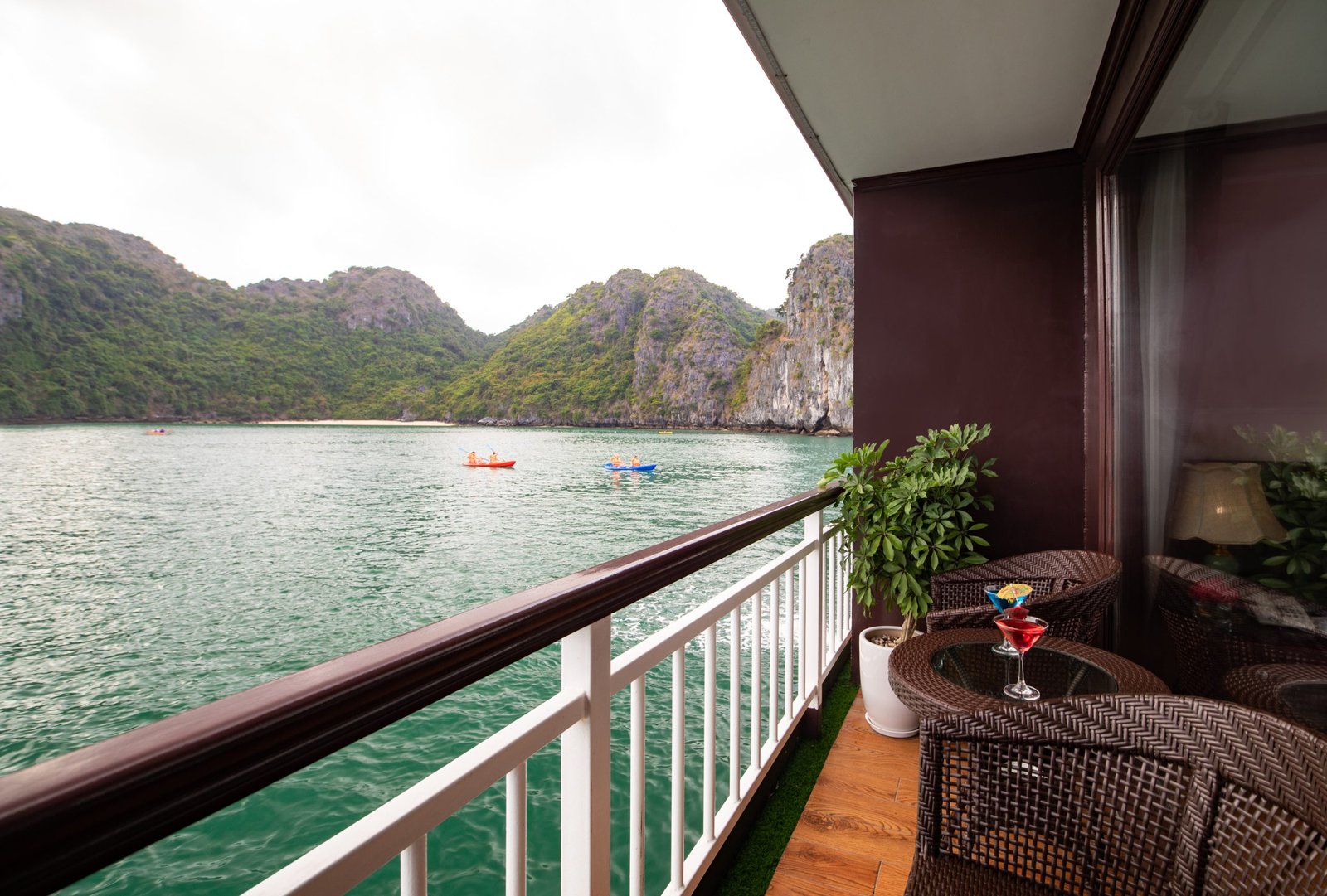 Junior/Senior Double Suite private balcony