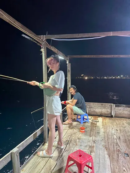 Quy Nhon Night Squid Fishing