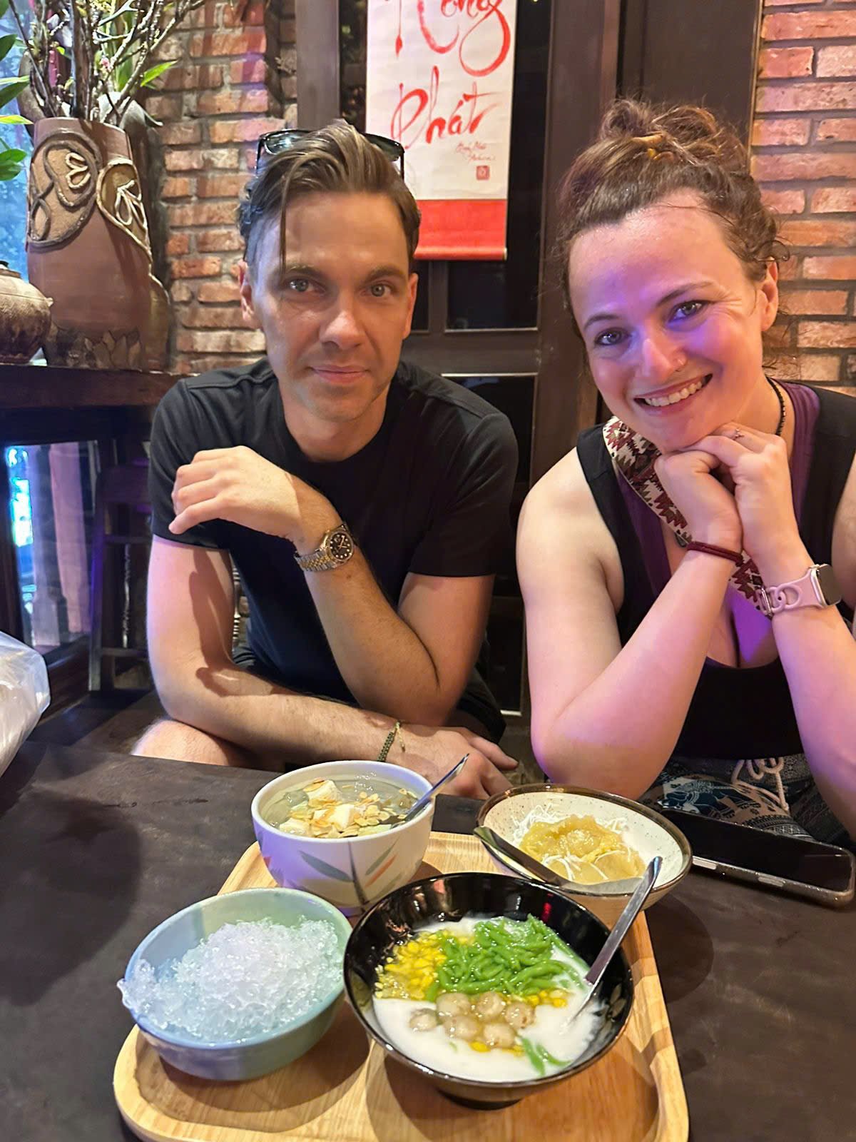 On the Hanoi city tour