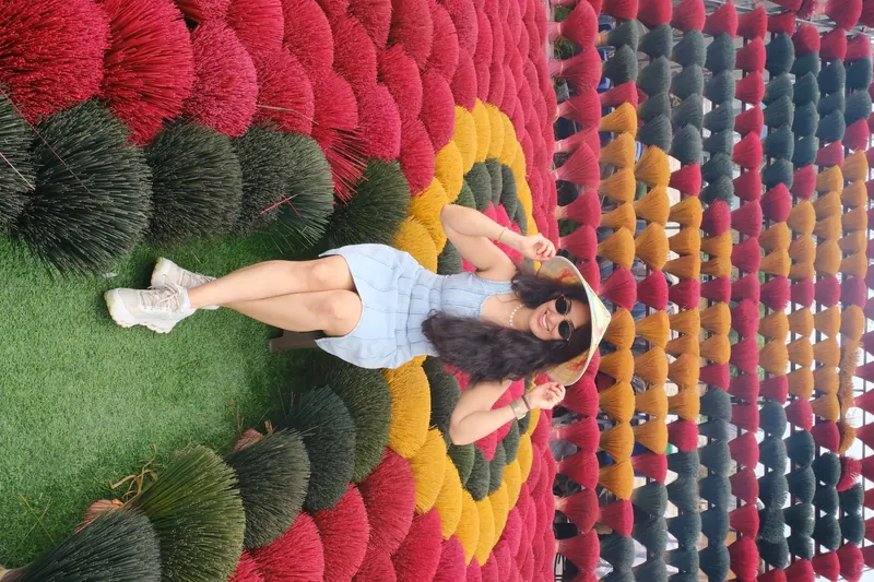 Guest in Ao Dai at Quang Phu Cau Incense Village &mdash; photo 13