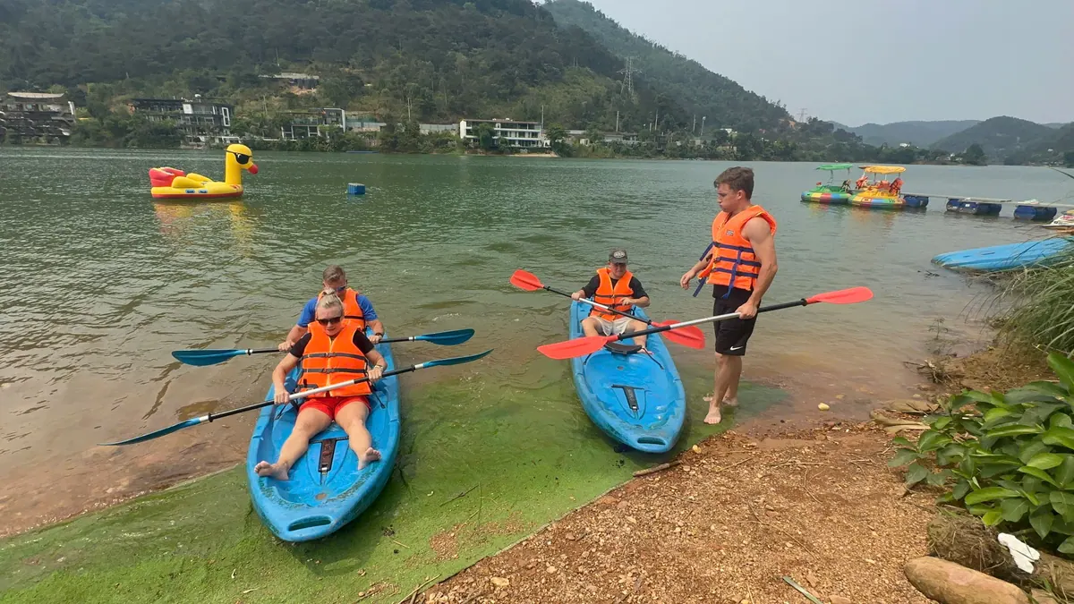 Off-road ATV & kayak adventure near Hanoi