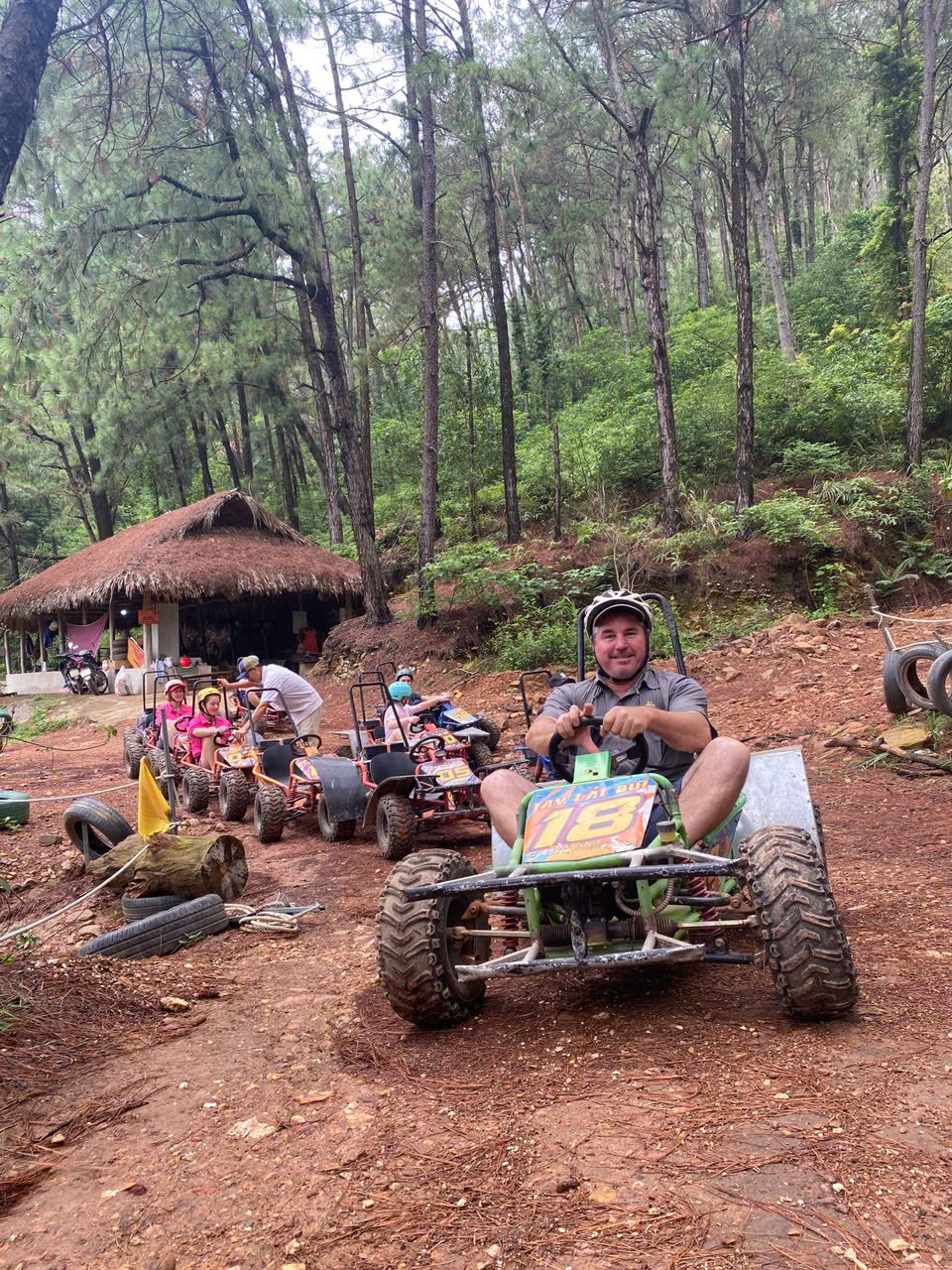 Guest photo from the ATV, kayak & archery tour