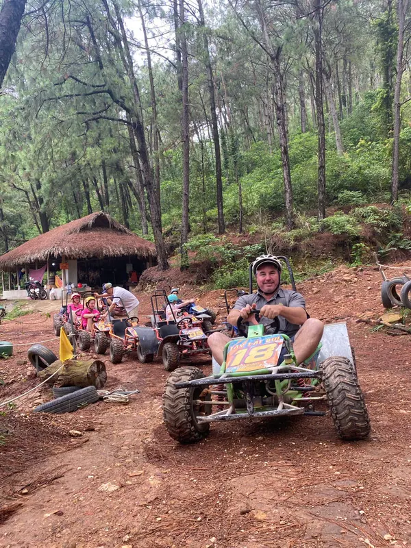 Guest photo from the ATV, kayak & archery tour